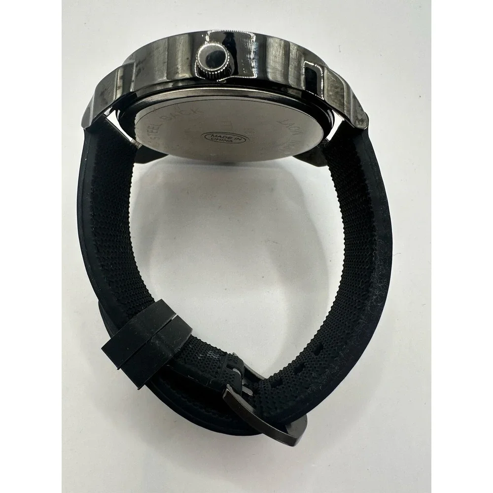 Bernoulli Watch 9798 Mens Dual Time New Batteries 54MM 9.5